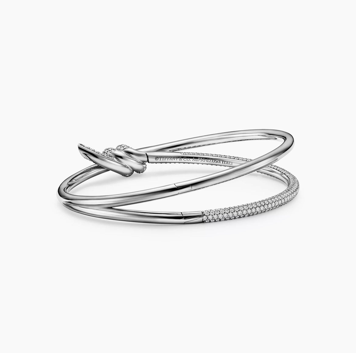 14ct Double Row Hinged Bracelet