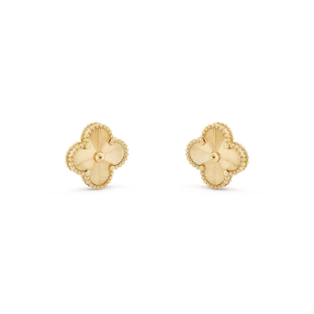 14ct Clover Charm Earrings