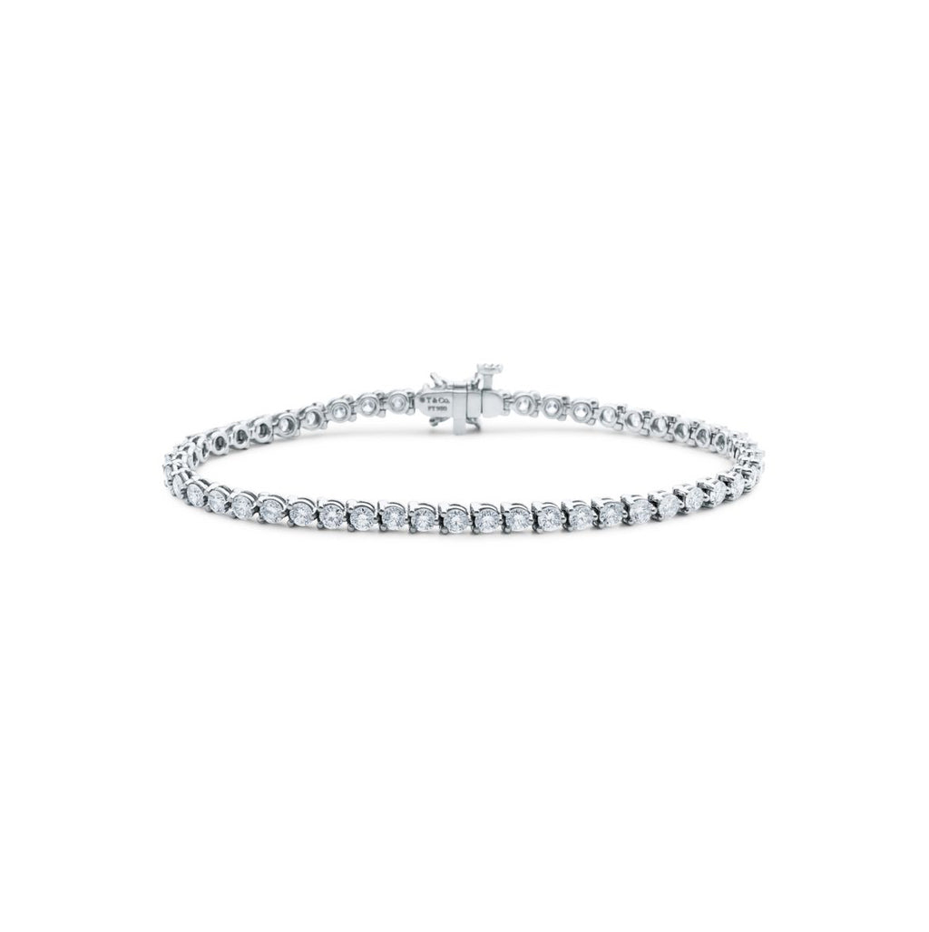 14ct Whote Gold Tennis Bracelet