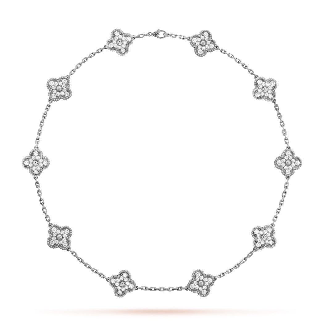 14ct Clover Charm Necklace