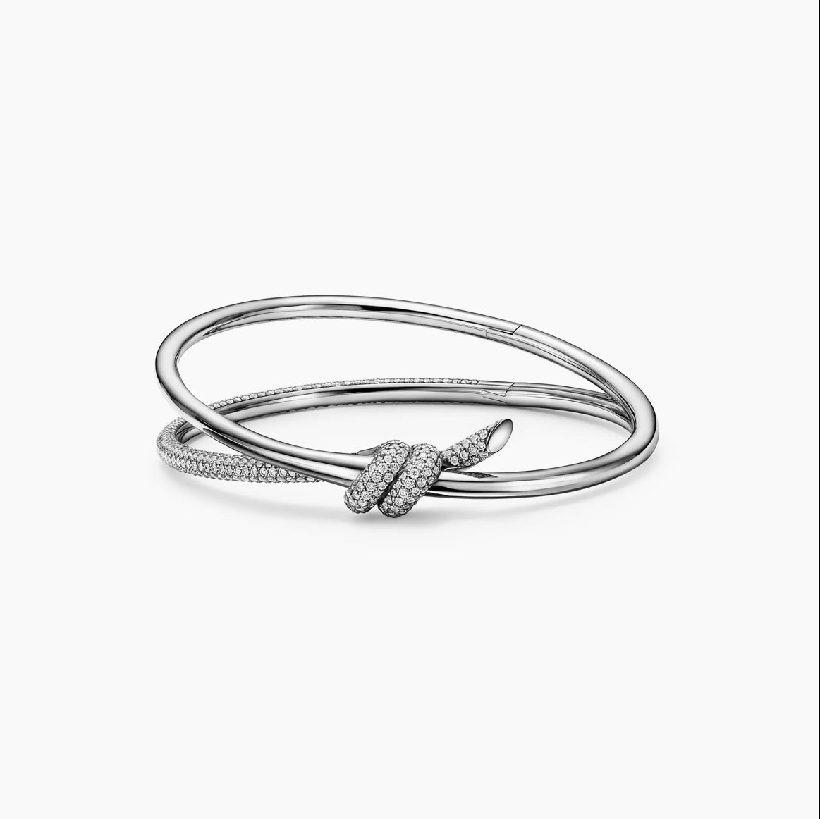 14ct Double Row Hinged Bracelet