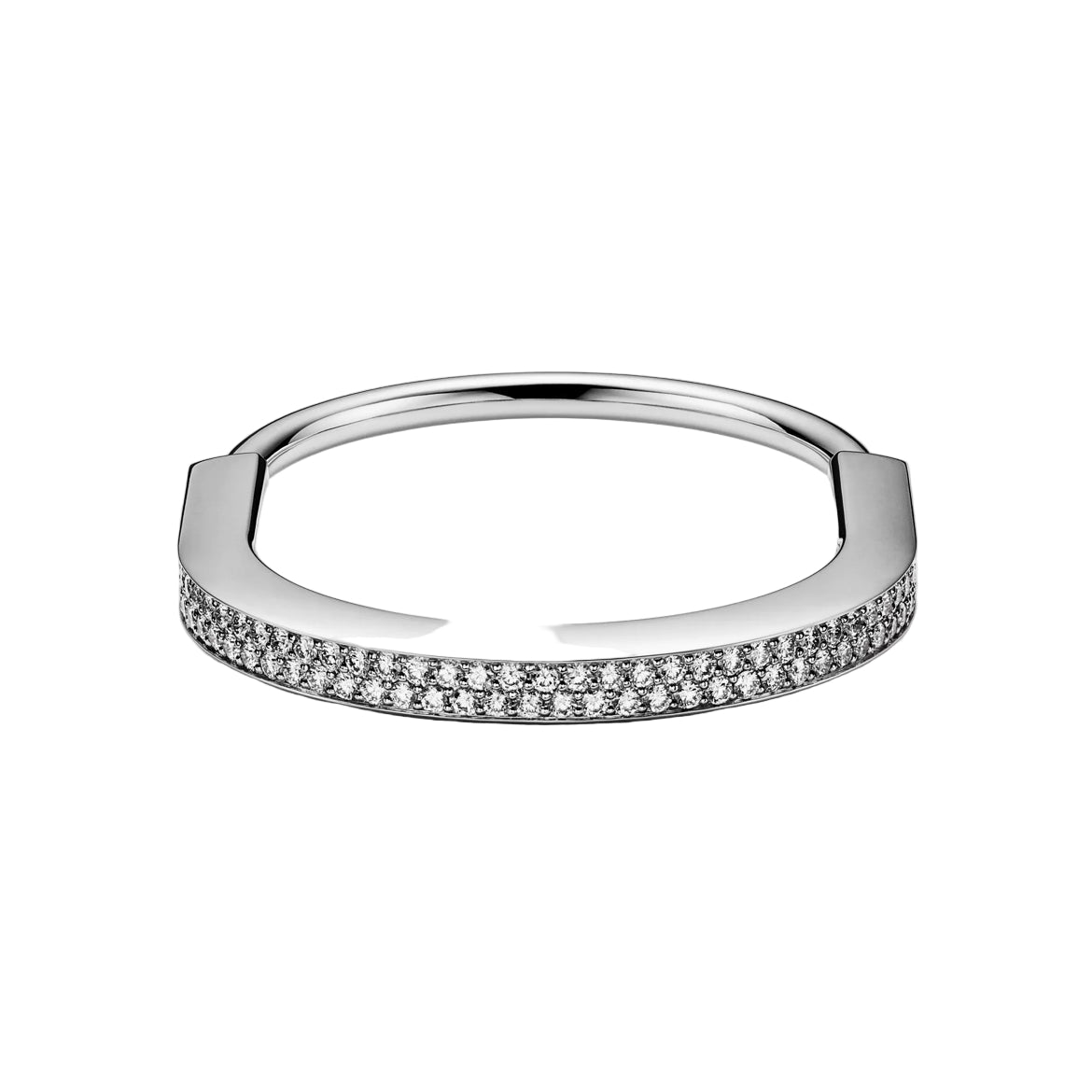 14ct Gold Locke Bracelet/with moissanite