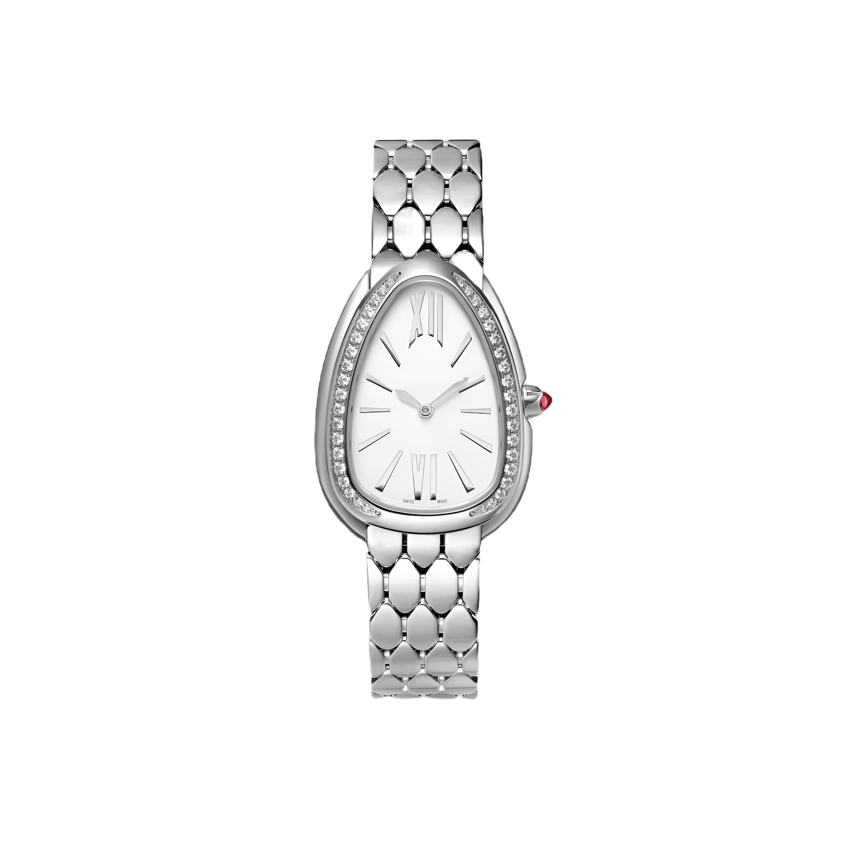 14ct White Gold Seduttori Watch